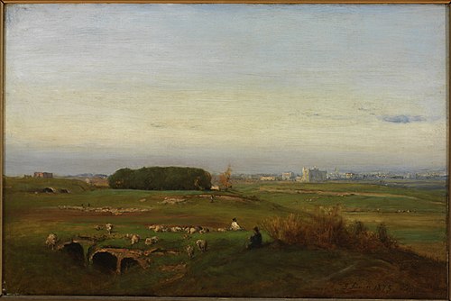 On the Campagna, 1875, George Inness