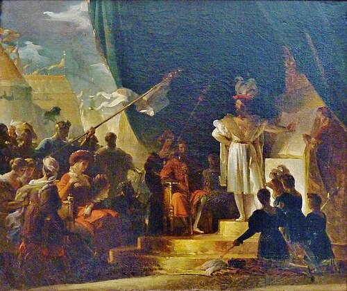 François Ier armé chevalier par Bayard, 1819, Alexandre-Évariste Fragonard