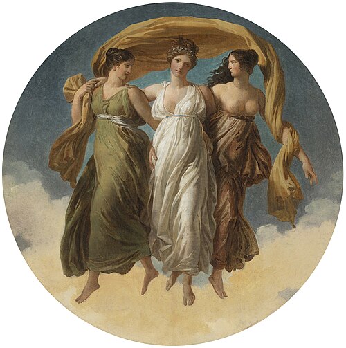 The Three Graces, , Alexandre-Évariste Fragonard