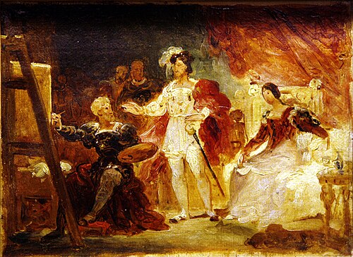 François Ier dans l'atelier du Rosso, , Alexandre-Évariste Fragonard