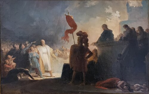 Scène de procès ou de reddition, , Alexandre-Évariste Fragonard