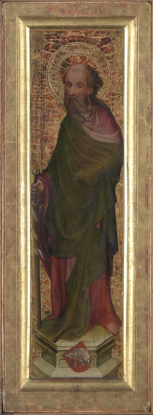 Hl. Paulus Rückseite: Hl. Reinoldus, 1400, Conrad von Soest