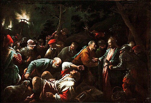 The Betrayal of Christ, , Francesco Bassano the Younger