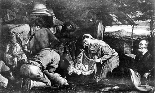 The Adoration of the Shepherds, 1569, Francesco Bassano the Younger