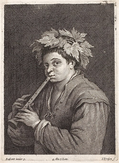 Boy with a Flute, 1583, Francesco Bassano the Younger