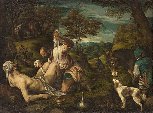 The Good Samaritan, 1575, Francesco Bassano the Younger