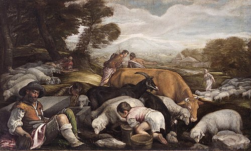 Jacob and Rachel, , Francesco Bassano the Younger