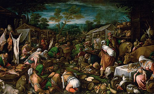 Jahrmarkt, 1582, Francesco Bassano the Younger
