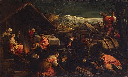 Winter, 1577, Francesco Bassano the Younger