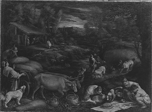 Der Sommer (Boas und Ruth), , Francesco Bassano the Younger