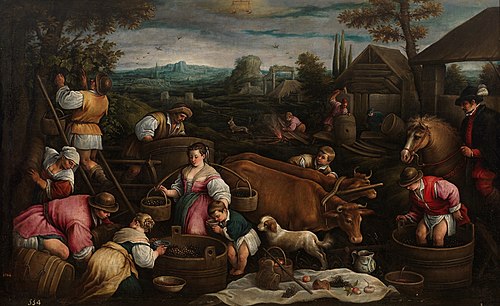 September (Libra), 1601, Francesco Bassano the Younger
