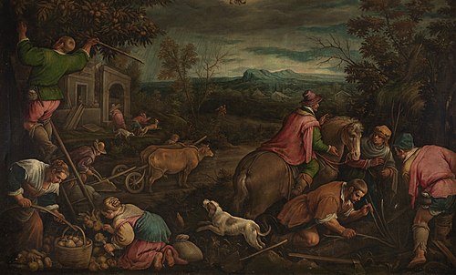 October (Scorpio), 1601, Francesco Bassano the Younger