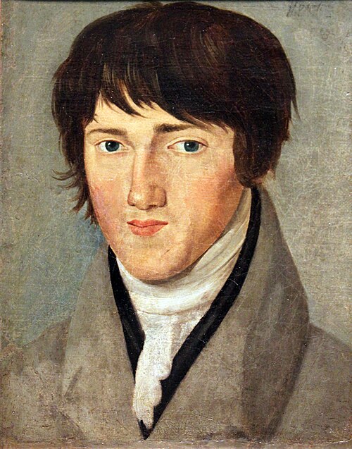 Self-portrait of Franz Pforr, 1810, Franz Pforr