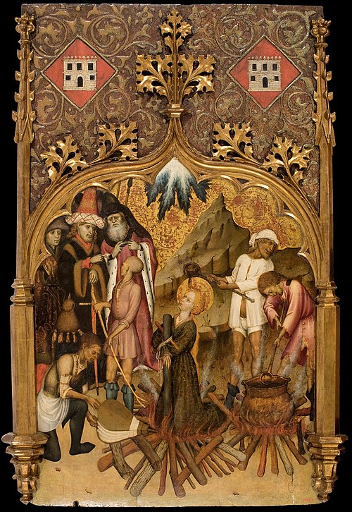 Martyre de Sainte Lucie, 1435, Bernat Martorell
