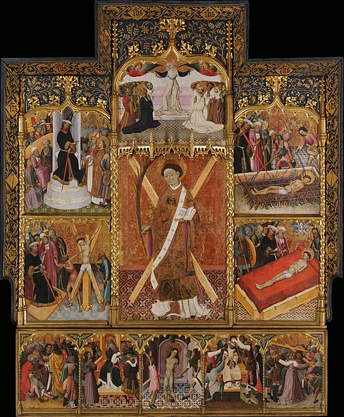 retable de saint Vincent, 1438, Bernat Martorell