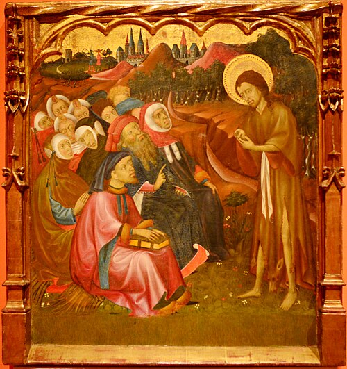 John the Baptist Preaching, 1450, Bernat Martorell