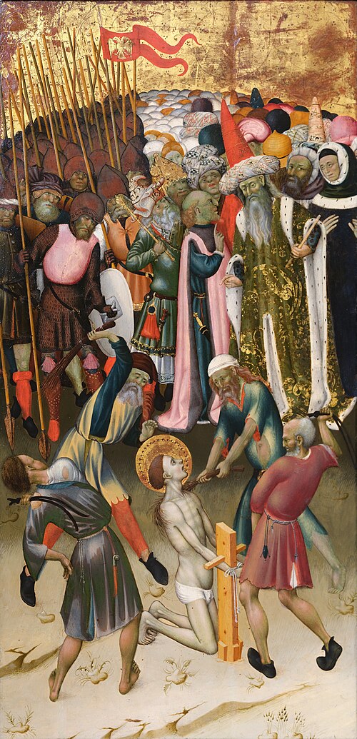 Flagellation de Saint Georges, 1435, Bernat Martorell