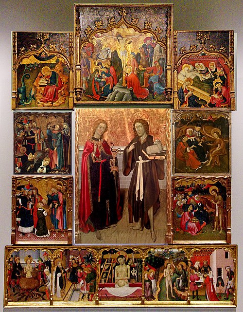 Altarpiece of the Saints John, 1430, Bernat Martorell