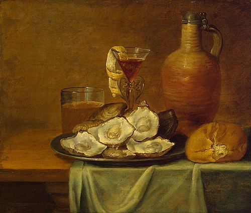 Breakfast with Oisters, 1650, Jacob van Es