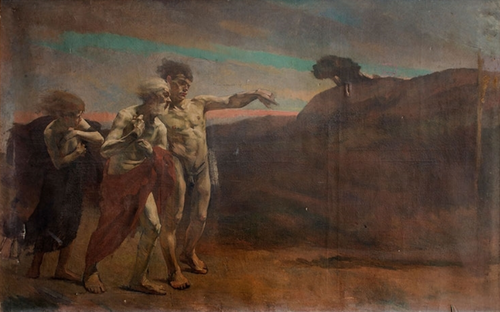 Cristãos Fugindo à Perseguição de Nero, 1906, Ricardo Ruivo