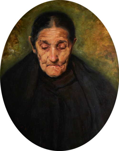 Retrato de Velha, 1906, Ricardo Ruivo