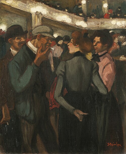 Filles et souteneurs au Moulin Rouge, , Théophile Alexandre Steinlen