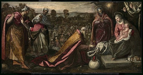 Adoration of the Magi, 1605, Domenico Tintoretto