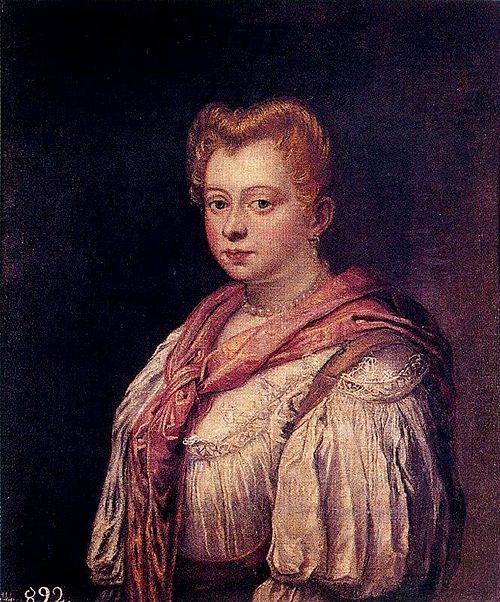 Young Venetian Woman, , Domenico Tintoretto