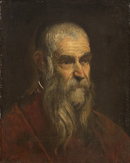 Brustbild eines alten Mannes, 1580, Domenico Tintoretto