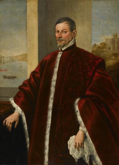 Venetian Nobleman, 1590, Domenico Tintoretto