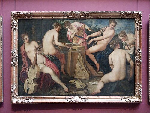 music-making women, 1580, Domenico Tintoretto