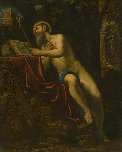 Saint Jerome, 1590, Domenico Tintoretto