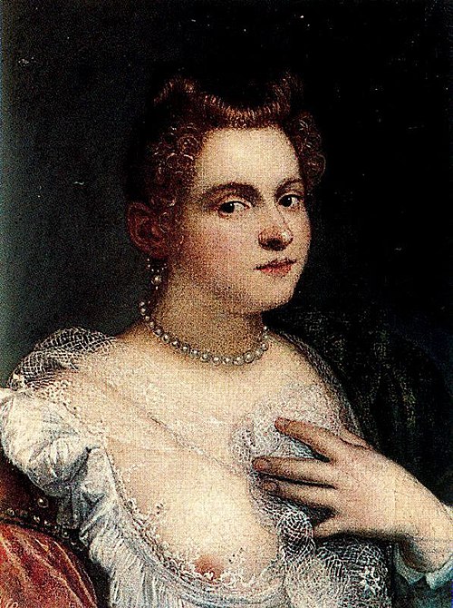 Joven veneciana, 1580, Domenico Tintoretto