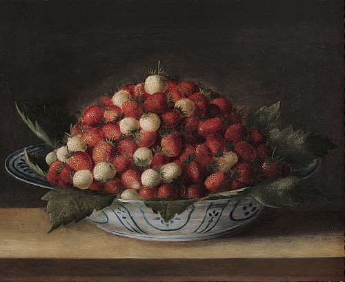 Jatte de fraises, 1620, Sébastien Stoskopff