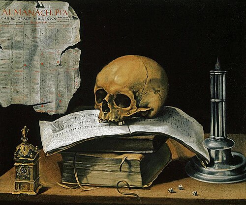 Vanité au crâne, 1630, Sébastien Stoskopff