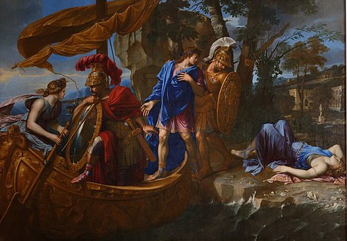 Renaud abandonnant Armide, 1640, Charles Errard