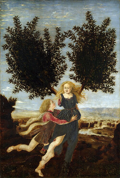 Apollon et Daphné, 1470, Piero Pollaiuolo