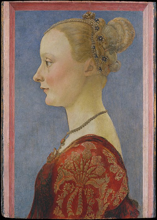 Portrait of a Woman, 1470, Piero del Pollaiuolo