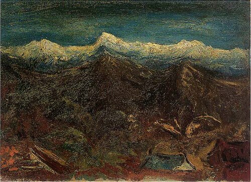 Snow on Mount Yu, 1947, Tan Teng-pho