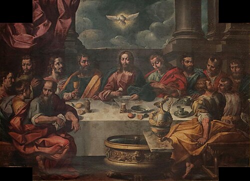 La Santa Cena, 1590, Pablo de Céspedes