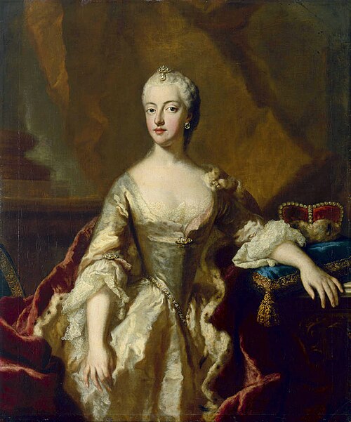 Margravine Maria Anna Josepha of Baden-Baden, 1755, Georg Desmarées