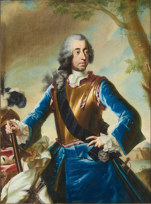 Clemens August of Bavaria as Grand Master of Teutonic Knights, 1745, Georg Desmarées