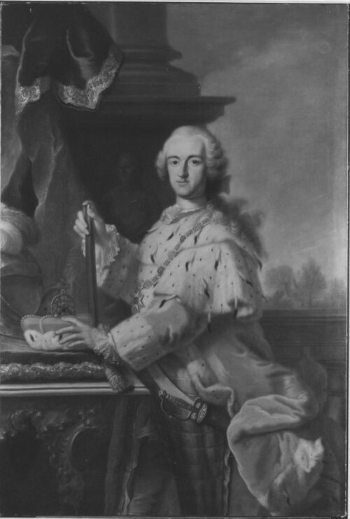 Bildnis des Kurfürsten Karl Theodor von Pfalz-Bayern (Werkstatt), 1760, Georg Desmarées
