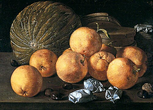 Still Life with Lemons and Nuts, 1770, Luis Eugenio Meléndez