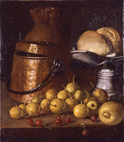 Bodegón con frutas y utensilios, 1760, Luis Eugenio Meléndez