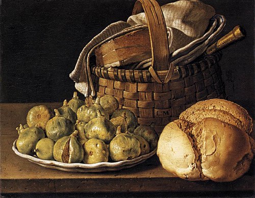 Nature morte aux figues, 1662, Luis Eugenio Meléndez