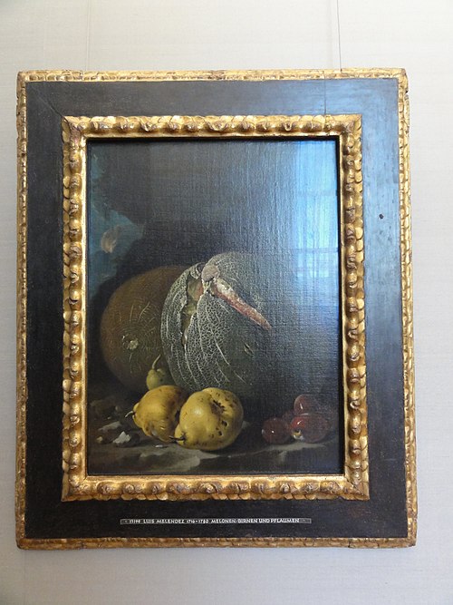 Melonen, Quitten und Pflaumen, , Luis Eugenio Meléndez