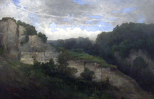 Les hauteurs de Beez, 1861, Louis Dubois