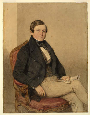 Portrait of Thomas Baker (1809-64), 1841, Octavius Oakley