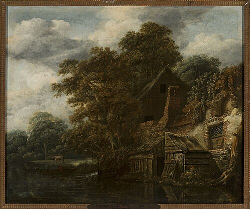 Landscape with a mill, 1667, Cornelis Dekker